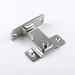 JINNATE <b>Sliding</b> Door Latch Stainless Steel 90 Degree Right Angle Lock Kitchen Hardware Furniture Door Accessory - Product Image 2