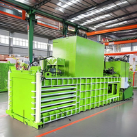 Presse à balles horizontale entièrement automatique Compacteur de déchets métalliques Déchets de métaux Presse à balles en plastique Moteur Haut fabriqué
