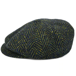 Vente en gros de casquettes Gatsby en tweed de laine personnalisées Cabbie Ivy Hats Baker Boy 8 Panels Casquettes Gavroche pour hommes - Product Image 6