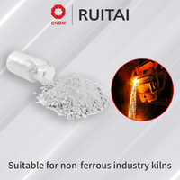 Ciment alumineux anti-érosion réfractaire coulé, fourni directement par l'usine Ruitai, avec service de découpe, 90% AlO