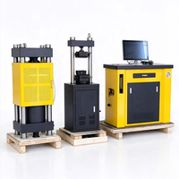 Machine d'essai de compression du béton électro-hydraulique servo-assistée 2000 kN avec cadre de flexion 300 kN ISO CE pour laboratoire