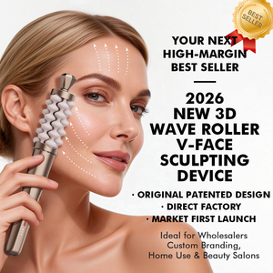 Rodillo Facial Portátil Recargable con Tecnología de Masaje para Rostro y Cuello, Instrumento de Belleza para Uso Doméstico, Masajeador Facial Reafirmante - Product Image 2