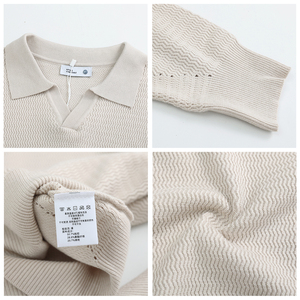 Suéter de Punto Minimalista Versátil de Invierno, Suéter de Punto Liso Moderno para Hombre, Estilo <span class=keywords><strong>Italiano</strong></span> de Lujo, con Cuello - Product Image 2