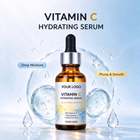 Sérum Visage à la Vitamine C Éclaircissant Hydratant Raffermissant pour Soin Quotidien du Visage OEM Logo Personnalisé
