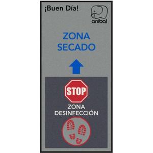 Tappetino da Bagno 85X180 Cm in Nylon Antiscivolo, Zona di Disinfezione, Tappeto per Pavimento - Product Image 1