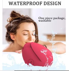 Mainan jilat Oral yang baik stimulasi khusus untuk wanita Vibrator bentuk mawar pemijat puting klitoris - Product Image 6