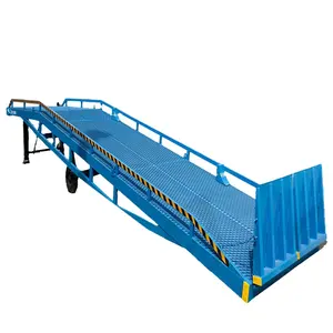 Haolong 6 Ton Mobiele Instap Brug Heftafel Voor Lading Laden En Lossen Fabrieksdrager Verwijderbare Gereedschappen