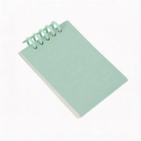 Carnet de poche rechargeable HUAHENG A7, palette de couleurs Morandi, reliure spirale, 60 feuilles, journal de voyage esthétique pour femmes