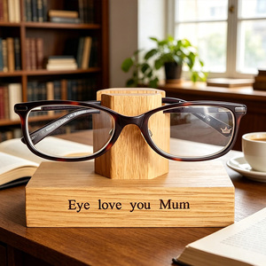 Estante de Almacenamiento de Madera Hecho a Mano y Soporte para Gafas, Adecuado para Oficinas en Casa, Regalos para Hombres, Mujeres y Niños, Se Puede Personalizar - Product Image 5