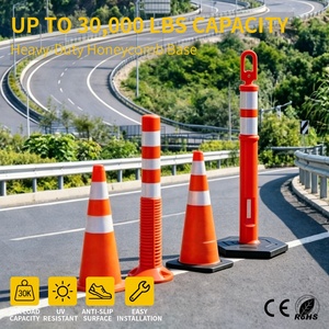 Waterproof PU Reflective Warning <strong>Bollard</strong> Flexible Parking Post - Product Image 1