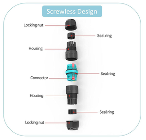 IP68 Impermeable M20 Conectores de <span class=keywords><strong>cable</strong></span> eléctrico para exteriores Caja de conexiones de 2 vías y 2 pines - Product Image 5