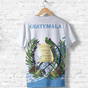 O-cuello EL Salvador bandera alta calidad camisetas de gran tamaño personalizado Impresión logotipo verano gimnasio Fitness ropa Tops a granel - Product Image 3