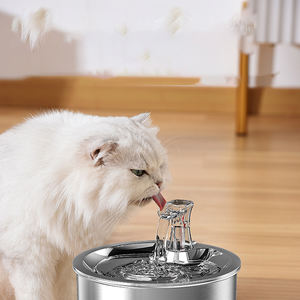 Stainless Steel Pet <b>Water</b> Dispenser Automatic Metal Cat <b>Water</b> <b>Fountain</b> Circulating <b>Water</b> Dispenser Pet Supplies - Product Image 6