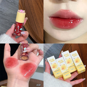 ลิปกลอสสีขาวไม่ย้อมสีหลายองค์ประกอบกระจกน้ำผลไม้เคลือบริมฝีปากเคลือบเงา - Product Image 3