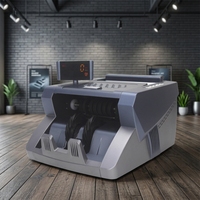 Compteur de billets rechargeable avec batterie, machine à compter l'argent UV/MG/IR, machine à compter les devises