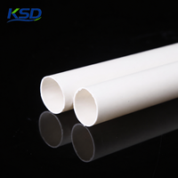 Tuyau de Conduite Électrique Rigide en PVC Robuste JIANTONG à Paroi Intérieure Lisse Pliée à Froid 16-50mm IEC pour une Durée de Vie de 50 Ans