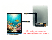 Modul Layar LCD TFT IPS MIPI DSI 2.8 Inci 480x640 ST7701S dengan Layar Sentuh Kapasitif untuk Perangkat Portabel HMI Tertanam ESP32-P4