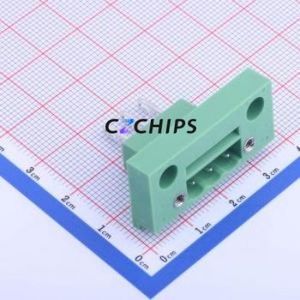 KF2EDGWB-5.0-3P Plug-in Terminal Block Through hole,P=5mm Connector Board-to-Board / Socket - Closed Screw Fixing 1x3P 5mm - Product Image 1