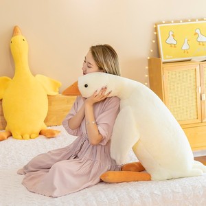 Muñeco de ganso blanco de peluche de 30 cm, 50 cm, 90 cm, 130 cm, 160 cm, 190 cm, almohada suave de peluche para adolescentes y adultos, juguete de peluche unisex. - Product Image 3