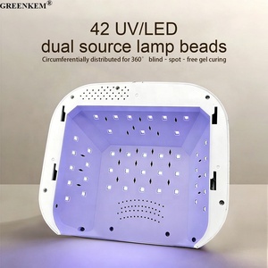 Sèche-ongles haute puissance 168W avec strass, double source lumineuse pour usage en salon, <span class=keywords><strong>lampe</strong></span> <span class=keywords><strong>UV</strong></span> personnalisée à brancher - Product Image 4