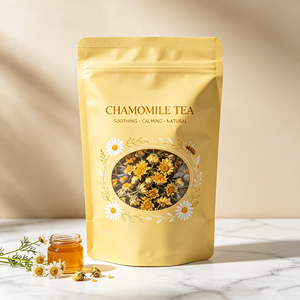 Bolsa Doypack Personalizada con Impresión a Granel, Precio de Fábrica, 250g/500g, Bolsa con Cierre para Té Aromático, Ventana Transparente para Empaque de Té MOPP - Product Image 3