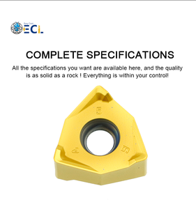 Plaquette de tournage triangulaire ECI 5MM en carbure revêtue, outil de coupe indexable - Product Image 1