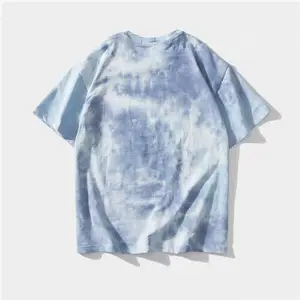 Custom wholesale newly blank 50/50 bulk order of t shirts tie dye oversized t shirt men