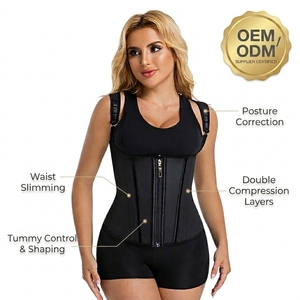 <span class=keywords><strong>Ceinture</strong></span> <span class=keywords><strong>de</strong></span> <span class=keywords><strong>sudation</strong></span> sportive en latex prête à l'emploi, haute compression, pour la gym, amincissante, faible MOQ - Product Image 4
