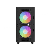 DeepCool CH360 boîtier d'ordinateur de jeu à double affichage type-c ventilateur ARGB compétition électrique châssis en maille affichage numérique double