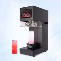 Vente chaude boîtes commerciales sertisseuse mise en conserve Machine boisson PET pot bouteille café bière bulle thé manuel rotatif peut machine à sceller