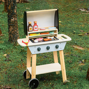 Nouveauté 2023 : Ensemble <span class=keywords><strong>de</strong></span> barbecue en bois écologique et coloré pour enfants, jeu <span class=keywords><strong>de</strong></span> <span class=keywords><strong>cuisine</strong></span> Montessori, chariot <span class=keywords><strong>de</strong></span> jeu pour bébés - Product Image 2