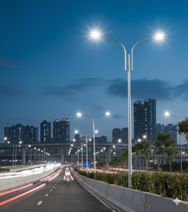 ไฟถนน LED รุ่น <span class=keywords><strong>PL</strong></span>-093 สำหรับภายนอกอาคาร กันน้ำ IP67 ควบคุมอัจฉริยะ พร้อมเสาไฟ รับประกัน 5 ปี ขายส่งจากโรงงานโดยตรง - Product Image 1