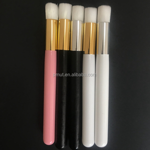 Private Label Doux Cheveux Cils Nettoyant Brosses Cils Shampooing Nez Nettoyage Bois Correcteur Poignée Brillant À Lèvres Application Petit - Product Image 5