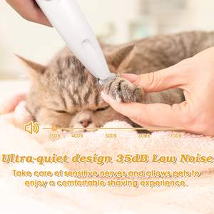 ماكينة حلاقة القدم المقاومة للماء ، ماكينة حلاقة القدم للكلاب والقطط والحيوانات الأليفة ، ماكينة حلاقة للكلاب ، ماكينة حلاقة كهربائية مع إضاءة ليد - Product Image 2