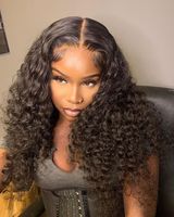 Peluca de Bob con ondas de agua, ondas naturales vietnamitas, pelucas de cabello humano con rizos de agua con flecos para mujeres, peluca de máquina completa 100% con flequillo
