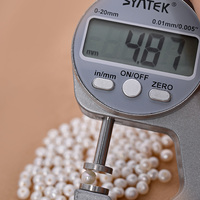 Perles en vrac naturelles d'eau douce en forme de bouton de pain de 4,5-5 mm pour la fabrication de boucles d'oreilles et de bijoux DIY (vente en gros)