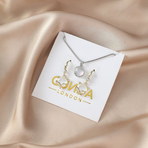 Cartes de présentation et d'emballage pour bijoux en carton noir avec impression de logo personnalisée, pour bagues, colliers, accessoires de mode - Product Image 3