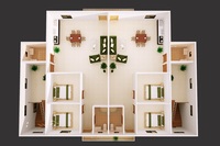 Installation rapide Chambre d'hôtel Conception de maison modulaire préfabriquée Nouvelle technologie Plans duplex Panneau sandwich pour appartements