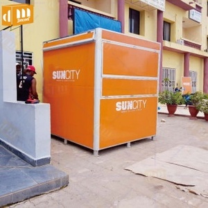 Cabine <span class=keywords><strong>de</strong></span> sécurité modulaire préfabriquée durable en EPS, abri extérieur, poste <span class=keywords><strong>de</strong></span> garde portable à vendre - Product Image 5