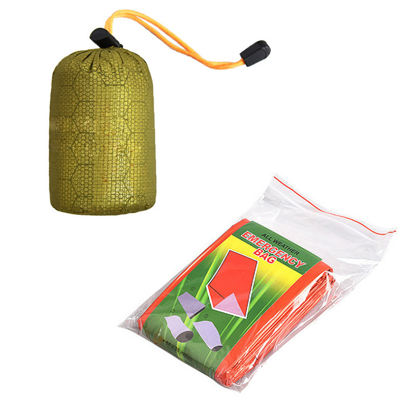 Sac de couchage orange + sac 2
