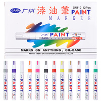 Marqueurs de peinture haute résistance à la chaleur, imperméables, permanents, pour surfaces métalliques, stylos de retouche, encre à base d'huile colorée, encre graffiti