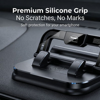 Nouveauté : support de téléphone de voiture pliable en plastique premium, universel, anti-vibrations, antidérapant, pour tous les smartphones
