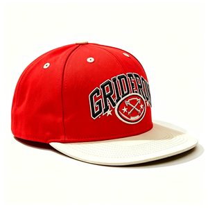 Casquette Snapback à 6 panneaux, rouge et blanche, à visière plate, broderie personnalisée, patch drapeau américain, réglable, sport, extérieur, été, unisexe - Product Image 6