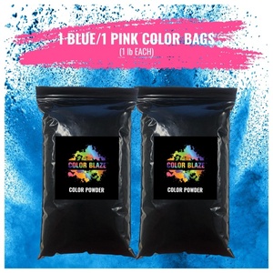 ผงสีสันสดใส 100 กรัม เป็นมิตรกับสิ่งแวดล้อม ผงโฮลีสีรุ้งหลากสี ผงแป้งข้าวโพดสีสันสดใส สำหรับเล่นกลางแจ้ง อุปกรณ์สำหรับวันหยุด - Product Image 2