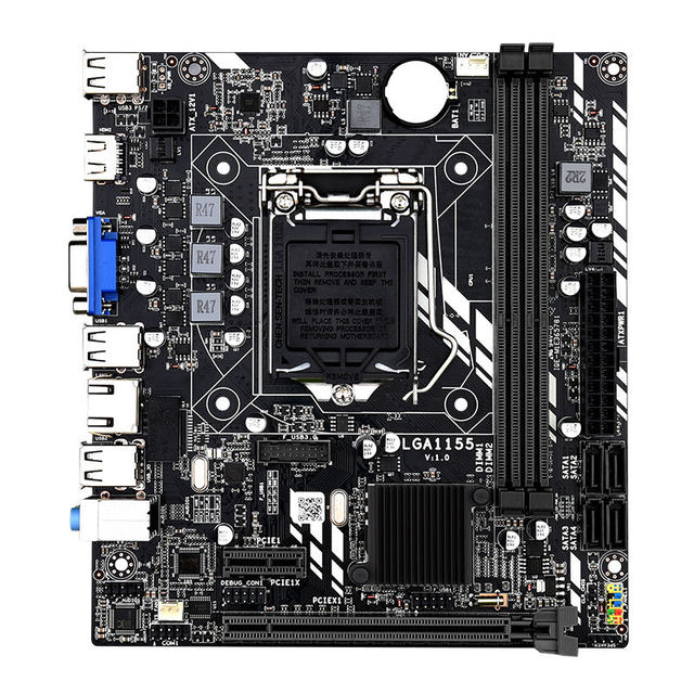 Factory Supplier Gaming Computer Mother Board H61m Lga1155 Ddr3 Motherboard H61
