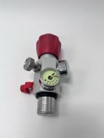Vanne de remplissage PCP Acecare 4500Psi 300Bar HPA avec trois types de filetages et deux manomètres pour paintball