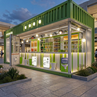 Restaurant mobile personnalisable en conteneur, bar portable en conteneur, maison conteneur, kiosque alimentaire mobile en conteneur pour l'extérieur
