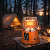 Chauffage au gaz infrarouge portable pour usage domestique en intérieur - Salle de bain, chambre à coucher, salon