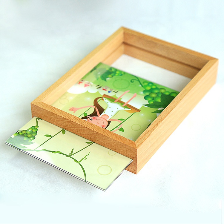 Детская деревянная фоторамка с креативным дизайном 5/6/7 дюймов