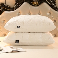 Coussin de lit de luxe en duvet d'oie blanc 95% pour hôtel, insert de coussin 100% duvet d'oie, doux et confortable